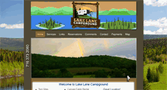 Desktop Screenshot of lakelanefishingandcampinggetaway.com